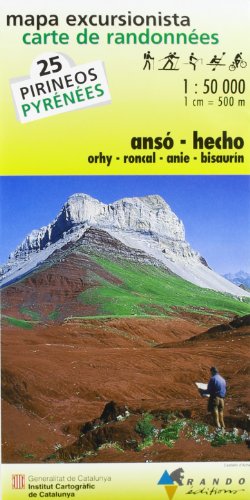 Imagen de archivo de Pyrenees: Anso-Hecho No. 25: mapa excursionista a la venta por Revaluation Books