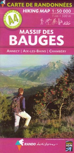 Stock image for Massif des bauges - annecy, aix-les-bains, chambery for sale by LiLi - La Libert des Livres