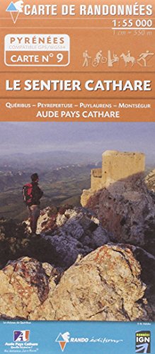 Stock image for Sentier Cathare - Qu ribus - Peyrepertuse 9 for sale by WorldofBooks