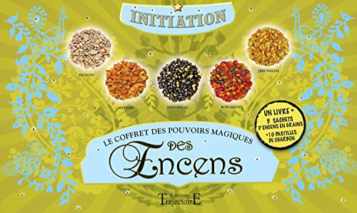 9782841976577: Le coffret des pouvoirs magiques des encens: Avec 5 sachets d'encens en grains et 10 pastilles de charbon