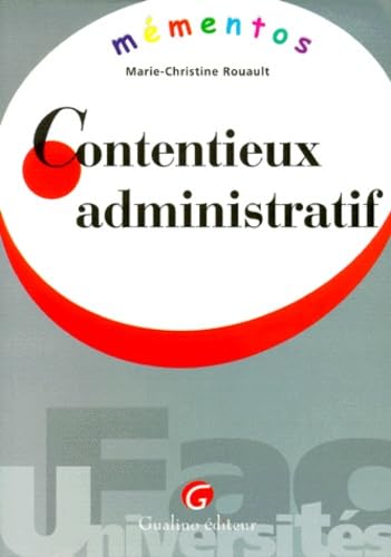 Stock image for Contentieux administratif for sale by Ammareal