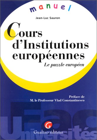 Imagen de archivo de Memento Institutions Europeen a la venta por Ammareal