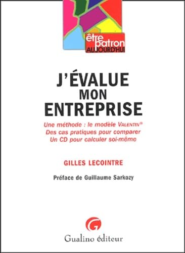 Stock image for J'value Mon Entreprise : Une Mthode : Le Modle Valentin, Des Cas Pratiques Pour Comparer, Un Cd P for sale by RECYCLIVRE