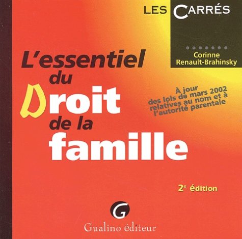 9782842005191: L'essentiel du Droit de la famille