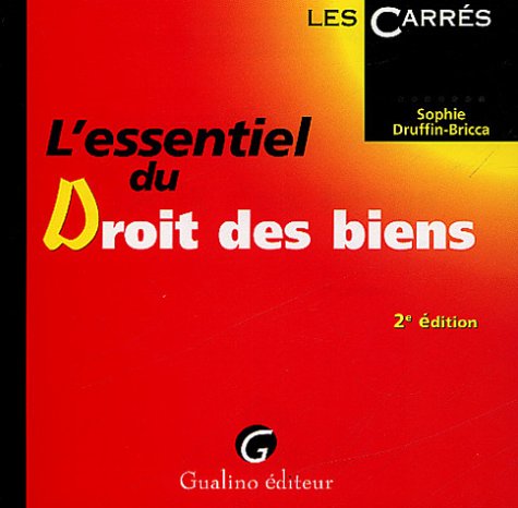 Stock image for L'Essentiel du droit des biens for sale by Ammareal