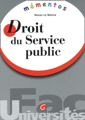 Stock image for Droit du service public for sale by Ammareal