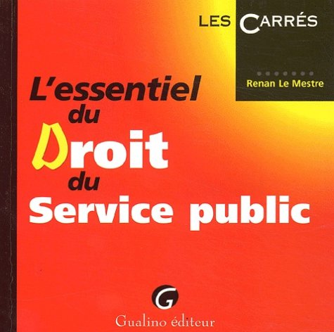 Stock image for L'essentiel du droit du service public for sale by Revaluation Books