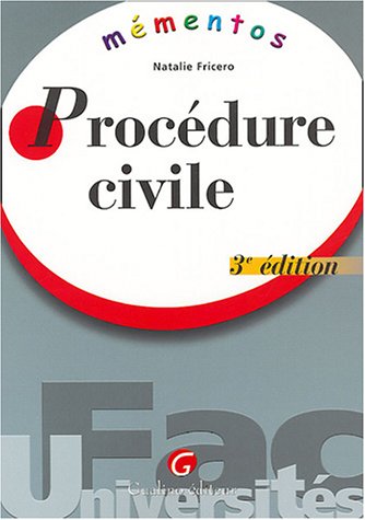 Stock image for PROCEDURE CIVILE for sale by VILLEGAS