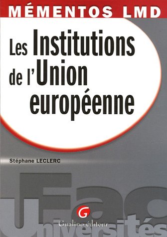 9782842008895: Les Institutions de l'Union europenne