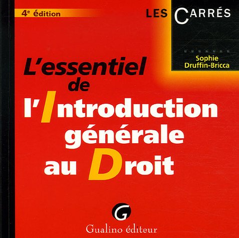 Stock image for L'essentiel de l'Introduction gnrale au Droit for sale by Ammareal