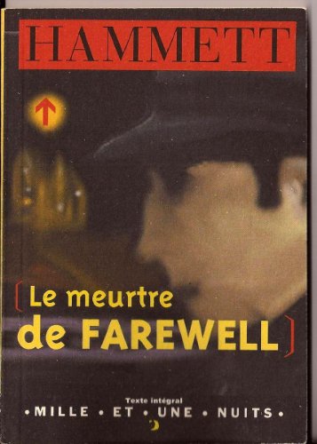 Stock image for Le meurtre de Farewell for sale by Librairie Th  la page