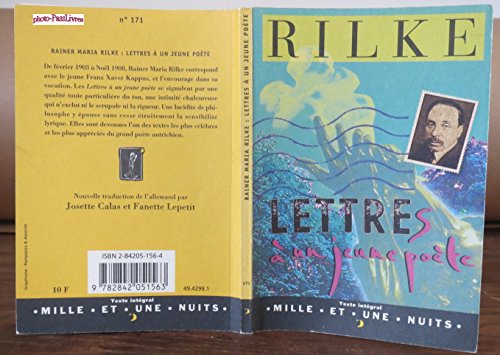 Imagen de archivo de Lettre a un jeune artiste: Rilke (#171) (Brief an einen jungen Dichter) a la venta por Rainy Day Paperback