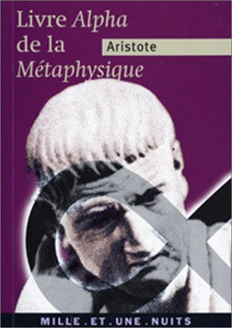 Beispielbild fr La Mtaphysique (livre Alpha) zum Verkauf von medimops