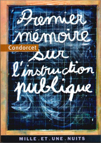 Imagen de archivo de Mmoire sur l'instruction publique. a la venta por medimops