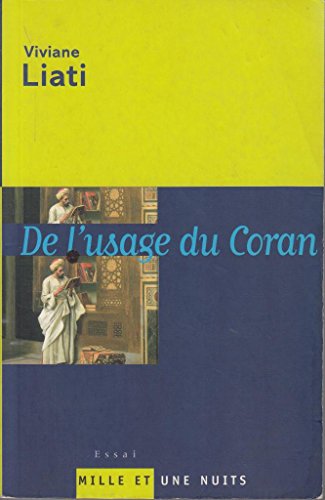 Stock image for De l'usage du coran for sale by A TOUT LIVRE