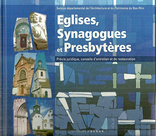 Beispielbild fr Eglises, Synagogues Et Presbytres : Prcis Juridique, Conseils D'entretien Et De Restauration zum Verkauf von RECYCLIVRE