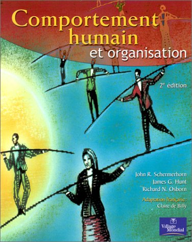 Stock image for Comportement humain et organisation. Version franaise par Claire de Billy. for sale by Books+