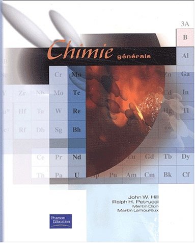 Beispielbild fr Chimie gnrale zum Verkauf von medimops
