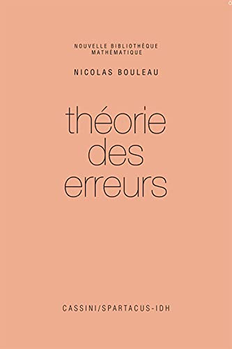 Stock image for Thorie des erreurs [Reli] BOULEAU, Nicolas for sale by BIBLIO-NET