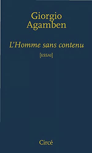 Beispielbild fr L'homme Sans Contenu zum Verkauf von RECYCLIVRE