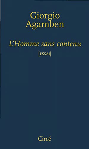 9782842423452: L'Homme sans contenu