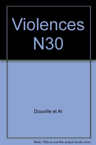Beispielbild fr VIOLENCES N30 zum Verkauf von Ammareal