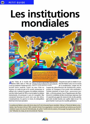 9782842590987: Les institutions mondiales (Petit guide)