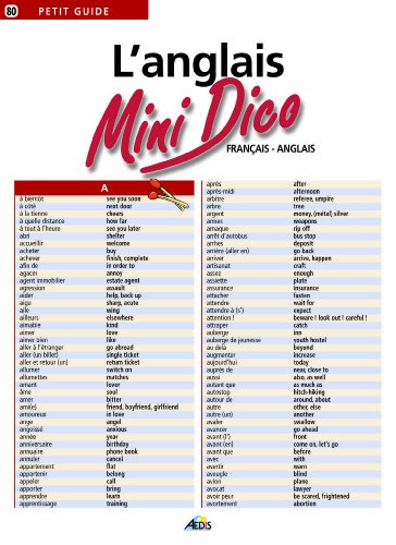 Stock image for Mini dico français/anglais for sale by WorldofBooks