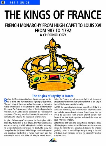 Beispielbild fr Kings of France (French Edition) zum Verkauf von Wonder Book