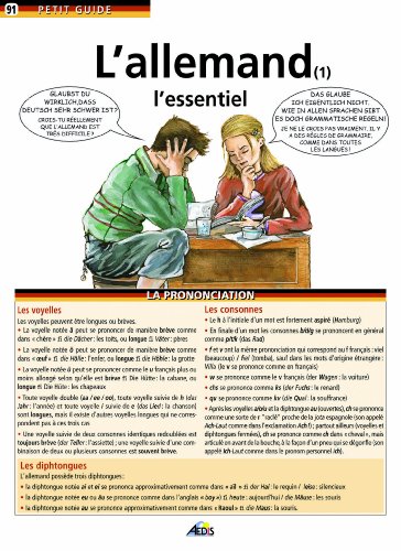 9782842591243: L'allemand: Tome 1, L'essentiel