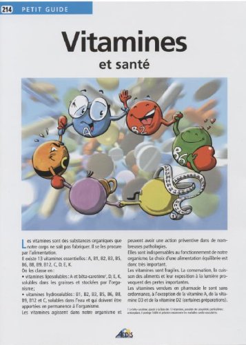 Beispielbild fr PG214 - Vitamines : Et sant zum Verkauf von Buchpark