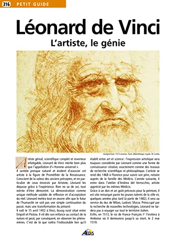 Stock image for Lonard De Vinci : L'artiste, Le Gnie for sale by RECYCLIVRE