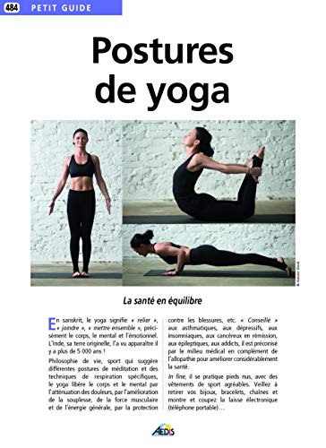 Beispielbild fr Postures De Yoga zum Verkauf von RECYCLIVRE