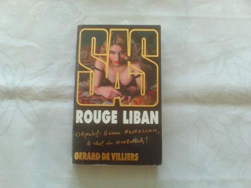 Stock image for SAS n166 : Rouge Liban for sale by secretdulivre