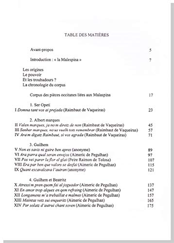 Beispielbild fr Les troubadours et la cour des Malaspina (French Edition) zum Verkauf von Gallix