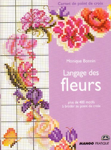 9782842707101: Langage des Fleurs (CARNET DE POINT DE CROIX)