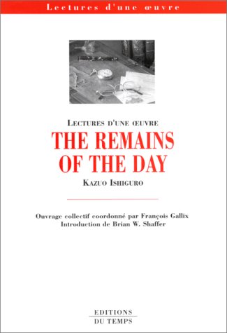 Stock image for The remains of the day de Kazuo Ishiguro for sale by mountain