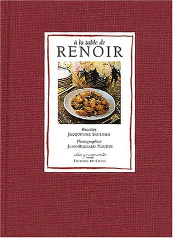 Imagen de archivo de A la table de Renoir a la venta por L'Art du Livre