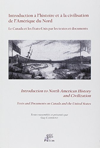 Imagen de archivo de Introduction  l'histoire et  la civilisation de l'Amrique du Nord a la venta por Ammareal