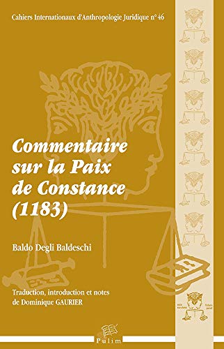 Beispielbild fr Commentaire sur la Paix de Constance (1183) -------- + 1 Cdrom zum Verkauf von Okmhistoire