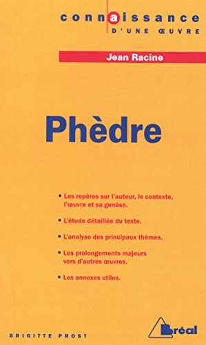 Imagen de archivo de Phdre, de Racine a la venta por Librairie Th  la page