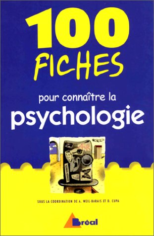 Beispielbild fr 100 fiches pour connatre la psychologie zum Verkauf von Ammareal