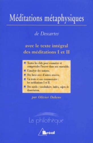 9782842915889: Mditations mtaphysiques, Descartes