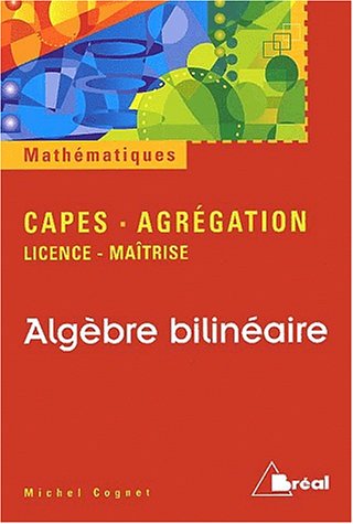 Stock image for Algbre bilinaire for sale by Ammareal