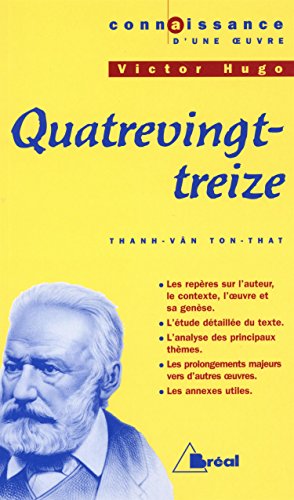 Beispielbild fr Quatrevingt-treize de Victor Hugo zum Verkauf von WorldofBooks