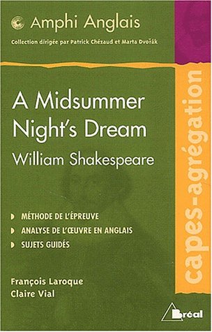 Imagen de archivo de A Midsummer Night'S Dream De William Shakespeare a la venta por Ammareal