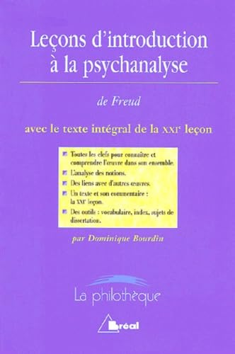 9782842919597: Leons d'introduction  la psychanalyse de Freud avec le texte intgrale de la XXIe leon