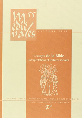 Beispielbild fr USAGES DE LA BIBLE INTERPRETATIONS ET LECTURES SOCIALES zum Verkauf von LiLi - La Libert des Livres