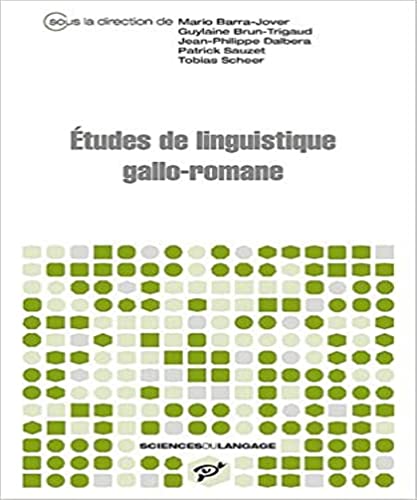 Stock image for  tudes de linguistique gallo-romane for sale by WorldofBooks