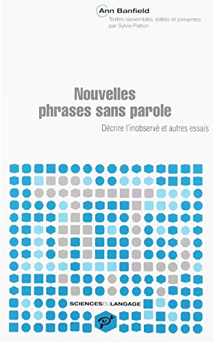 Stock image for Nouvelles phrases sans parole [Broch] Banfield Ann for sale by BIBLIO-NET